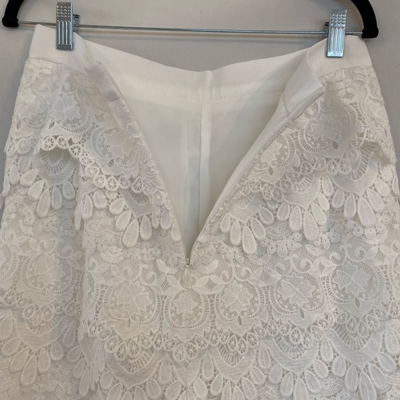 Dainty Jewells layered lace midi skirt Sz M - Picture 5 of 10